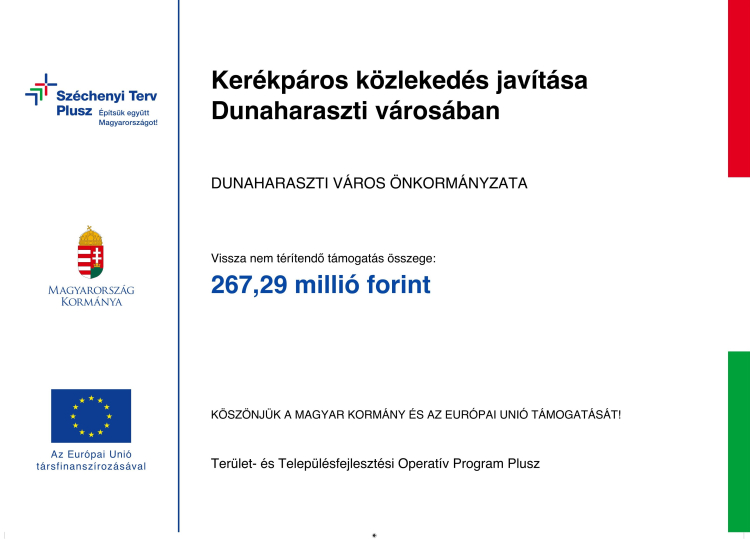 Projekttábla - Kerékpáros közlekedés javítása